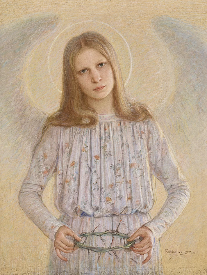 Emilio Longoni - Angelo del dolore, (1897 circa)